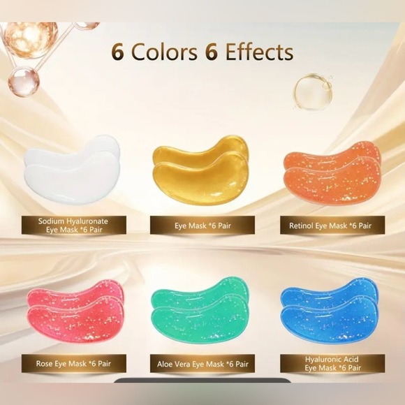 Under Eye Patches Natural Formula For Dark Circles And Puffiness 36 Pairs - Picture 3 of 9